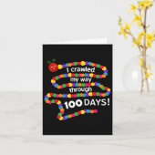 100日100日目にGroovy Iが自分の道を這った カード (黄色い花)