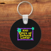100日100 School後学校100日 キーホルダー (正面)