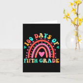 100日5年生先生キッズ100日目 カード (黄色い花)