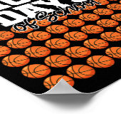 100日・オブ・スクール・バスケットボール100th Day School Tea ポスター (角)