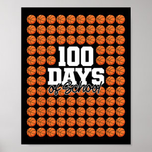 100日・オブ・スクール・バスケットボール100th Day School Tea ポスター