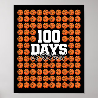 100日・オブ・スクール・バスケットボール100th Day School Tea ポスター