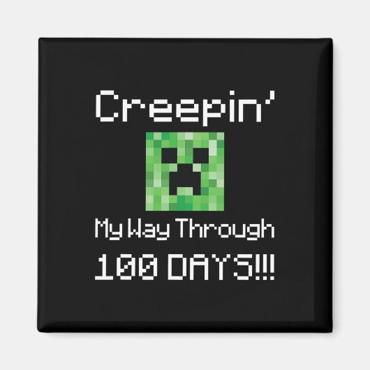 100日!!!グラフィック マグネット (正面)