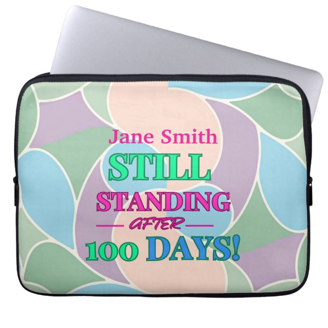 100日 ラップトップスリーブ (正面)