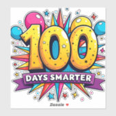 100日 頭が切れる シール (シート)