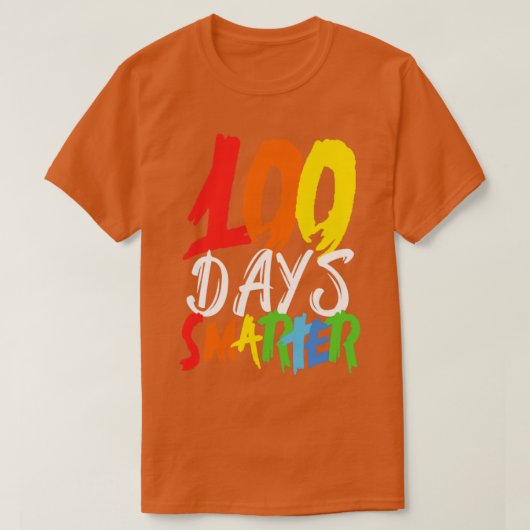 100日 頭が切れる Tシャツ (デザイン正面)