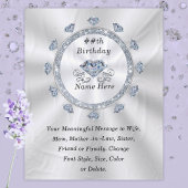 100日、75日、70日、60日の誕生日が妻に贈られる。 フリースブランケット