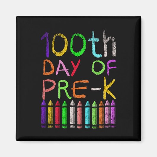 100日K前学生ギフト幸せな100日 マグネット (正面)