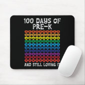100日Pre-K Loving Itハート100Th Day Of Schooo マウスパッド (マウス)
