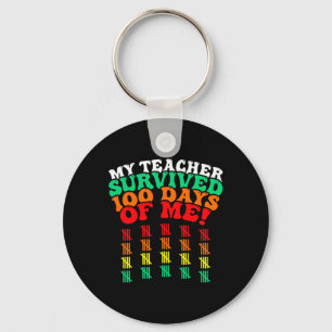 100日Tee Kids 100Th Day Of School Co キーホルダー