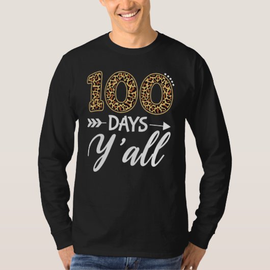 100日Y'all先生または学生幸せ100日 Tシャツ (正面)