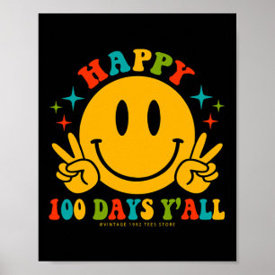 100日Y'all先生学生100日Scho ポスター
