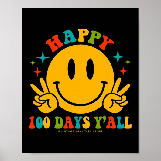 100日Y'all先生学生100日Scho ポスター (正面)