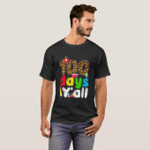 100日Y'all Happy 100th Day Of School先生 Tシャツ (正面フル)
