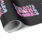 100本の日Disco Ball Groovyレトロ ラッピングペーパー (ロールコーナー)