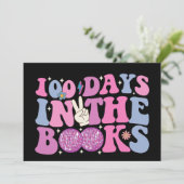 100本の日Disco Ball Groovyレトロ 招待状 (スタンド正面)