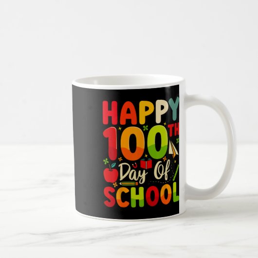 100校日おめでとう！ コーヒーマグカップ (右)