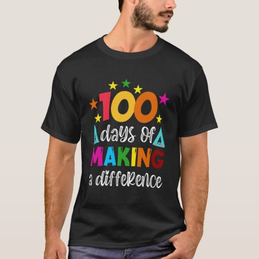 100校日別校先生100 Tシャツ (正面)