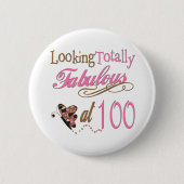 100歳で素晴らしい 缶バッジ (正面)