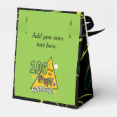 100歳のパーティー動物 – 100誕生日 フェイバーボックス (裏面サイド)