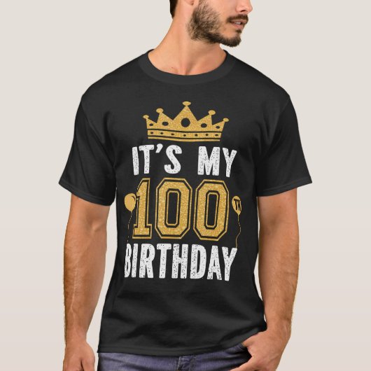 100歳の私の100誕生日 Tシャツ (正面)