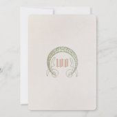 100歳の誕生日おめでとう　アール・ヌーヴォー　ウィリアム・モリス 招待状 (裏面)