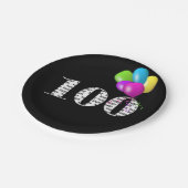 100歳の誕生日バルーンブーケ ペーパープレート (アングル)