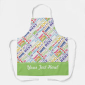 100歳の誕生日パーティギフトパーソナライズされたズ エプロン (正面)