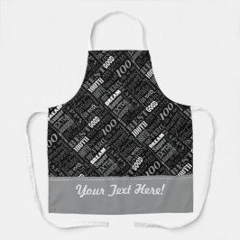 100歳の誕生日パーティギフトパーソナライズされたズ エプロン