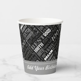 100歳の誕生日パーティギフトパーソナライズされたズ 紙コップ