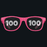 100歳の誕生日パーティサングラス レトロサングラス<br><div class="desc">100番誕生日ファングラス！</div>