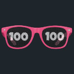 100歳の誕生日パーティサングラス レトロサングラス<br><div class="desc">100番誕生日ファングラス！</div>