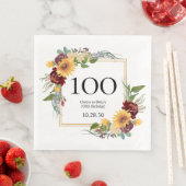100歳の誕生日ヒマワリ (インサイチュ)