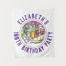 100歳の誕生日記念タペストリー タペストリー