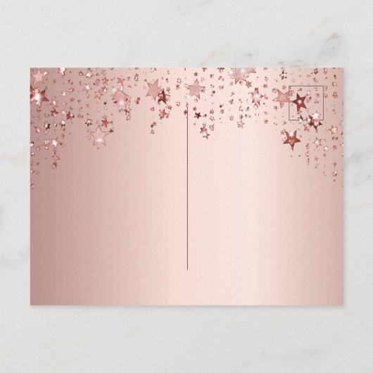 100歳の誕生日100バラの金ゴールドスターは日付を保存 ポストカード (裏面)