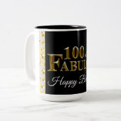 100歳の誕生日 ツートーンマグカップ (正面左)