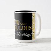 100歳の誕生日 ツートーンマグカップ (正面右)