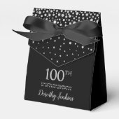 100歳の誕生日 ブラックスパーキー サンキュー フェイバーボックス (正面サイド)