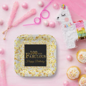 100歳の誕生日 ペーパープレート (パーティー)