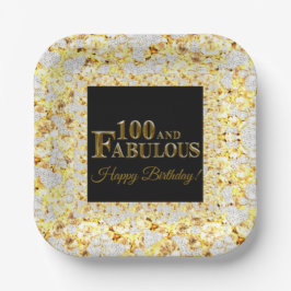 100歳の誕生日 ペーパープレート