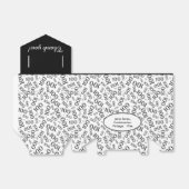 100歳の誕生日　ランダム番号パターン　白/黒 フェイバーボックス (折り畳みなし)