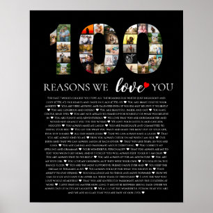 100歳の誕生日 愛する理由フォト ポスター