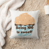 100歳は甘い誕生日Tシャツとプレゼント クッション (ブランケット)