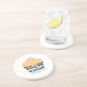 100歳は甘い誕生日Tシャツとプレゼント コースター (側面)