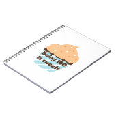 100歳は甘い誕生日Tシャツとプレゼント ノートブック (左側)