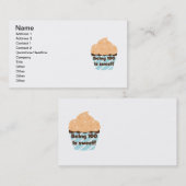 100歳は甘い誕生日Tシャツとプレゼント 名刺 (正面/裏面)