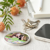 100歳ユニークの誕生日パーティーのプレゼント キーホルダー (側面)