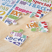 100歳ユニークの誕生日パーティーのプレゼント ジグソーパズル (側面)