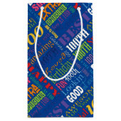 100歳ユニークの誕生日パーティーのプレゼント スモールペーパーバッグ (裏面)