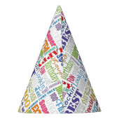 100歳ユニークの誕生日パーティーのプレゼント パーティーハット (裏面)